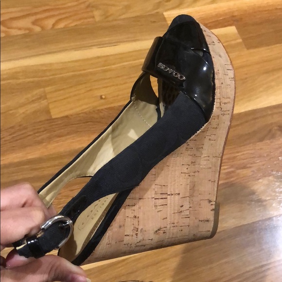 Coach cork and patent wedges - Picture 4 of 8